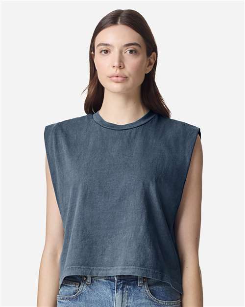 American Apparel 307GD Women's Heavyweight Cotton Garment-Dyed Muscle Tee