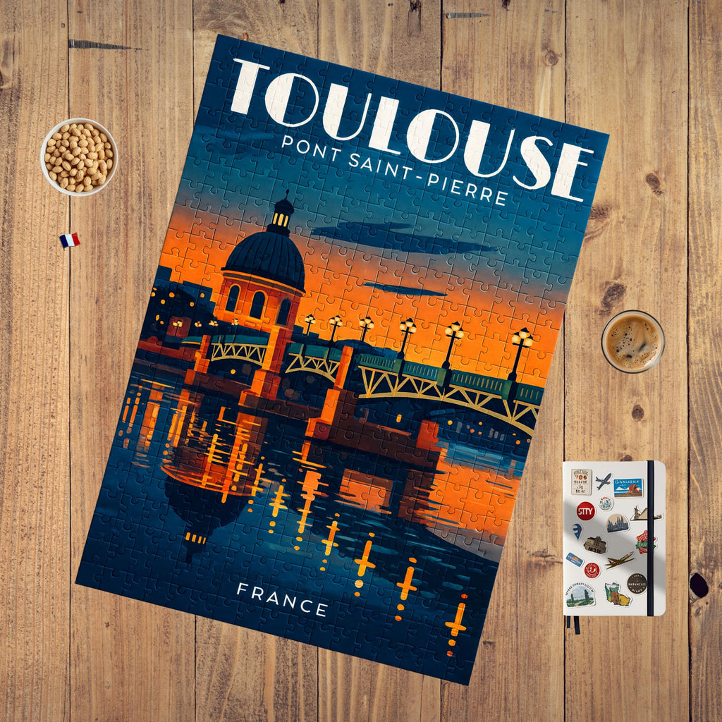 Puzzle personnalisable – Votre design | Cadeau unique | Puzzle photo avec texte | 30 à 1000 pièces | Boîte en métal premium