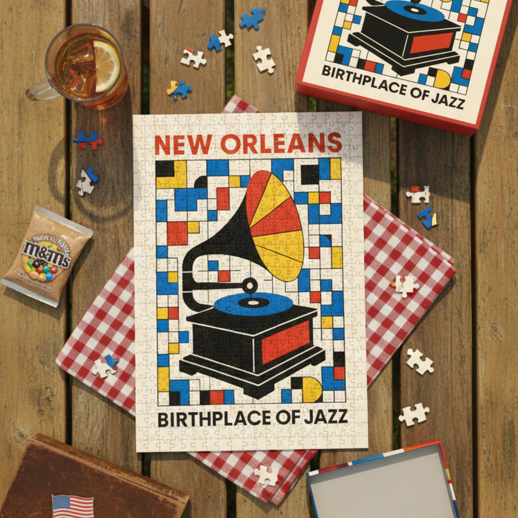 Puzzle personnalisable – Votre design | Cadeau unique | Puzzle photo avec texte | 30 à 1000 pièces | Boîte en métal premium